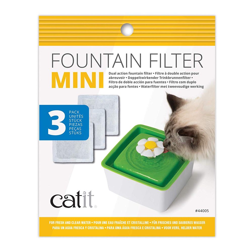 Catit Flower Mini Fountain Dual Action Filter 3ct