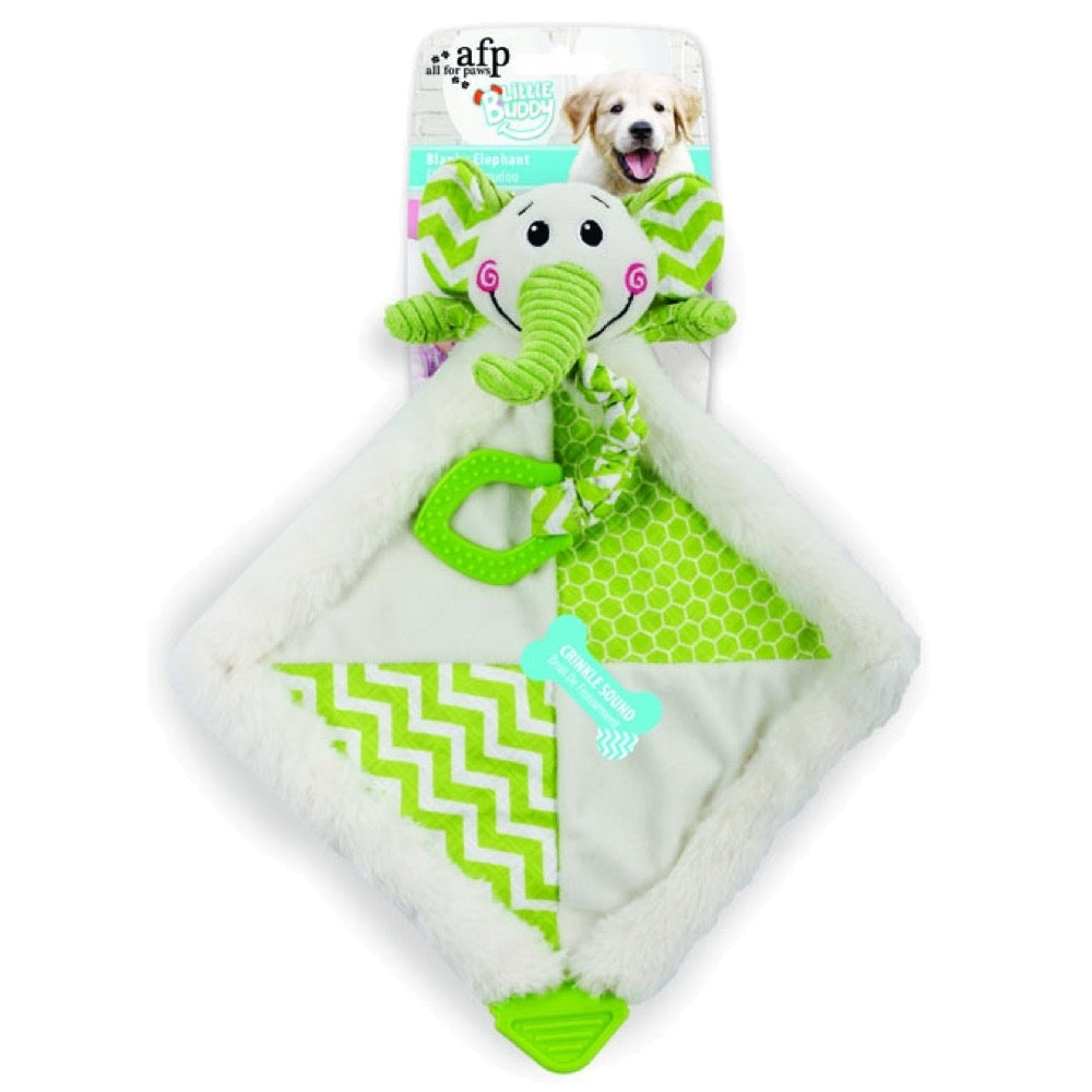 All For Paws Little Buddy Blanky Elephant Dog Toy
