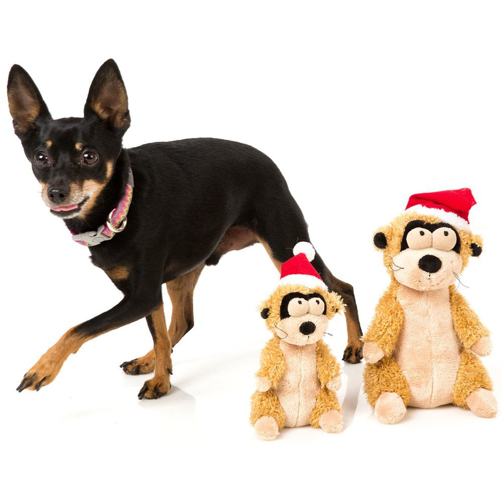 FuzzYard X'mas Mimi The Meerkat Plush Dog Toy