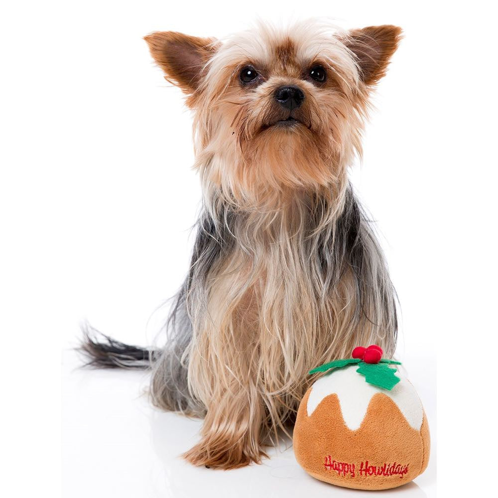 FuzzYard X'mas Pudding Plush Dog Toy