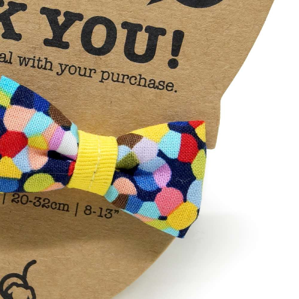 Goood Pet Collars Smarty Bow Handmade Cat Collar - Smarty Street Lights