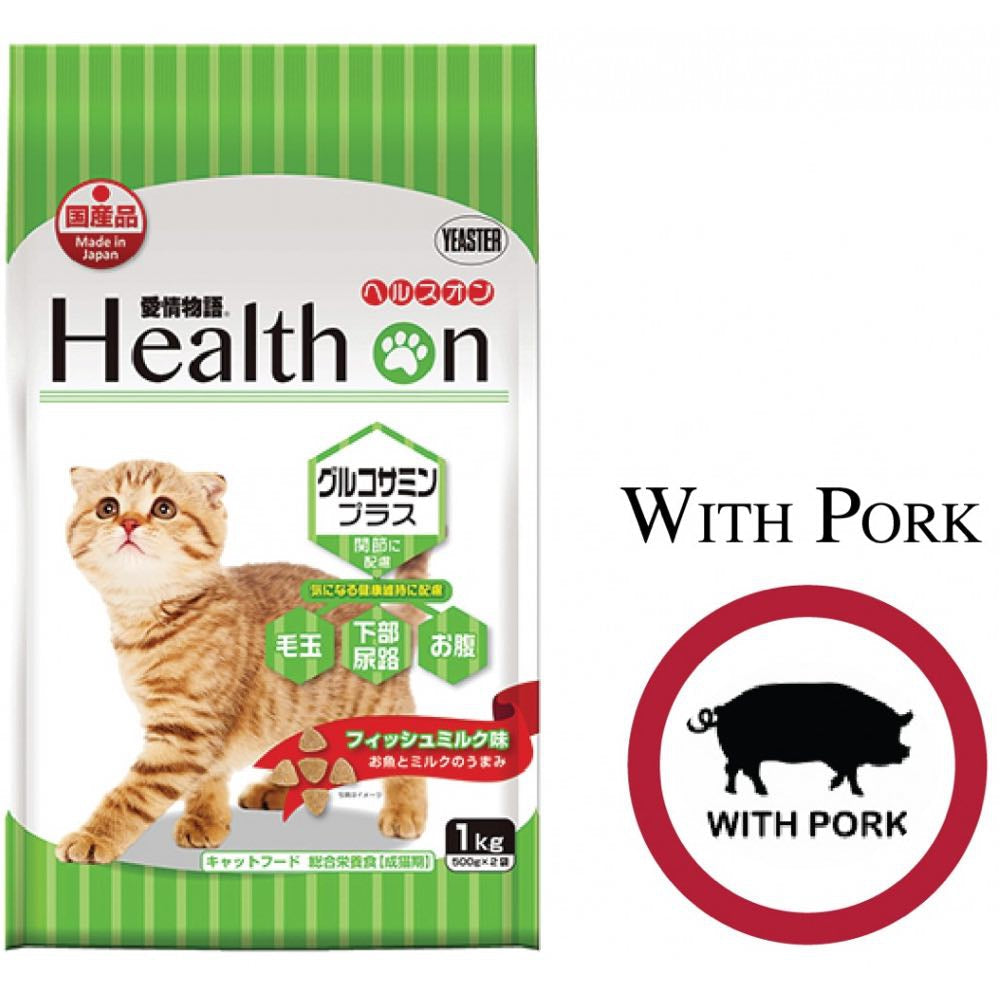 Health On Glucosamine Plus Adult Dry Cat Food 1kg