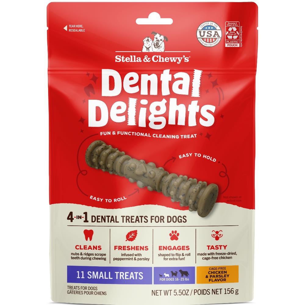 'FREE DENTAL TREATS w 10lb': Stella & Chewy's Freeze-Dried Raw Coated Kibble Small Breed Chicken Grain-Free Dry Dog Food